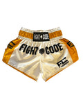 FIGHTCODE Muay Thai Nadrág - Fehér - Arany