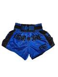 FIGHTCODE Muay Thai Nadrág - Kék - Fekete