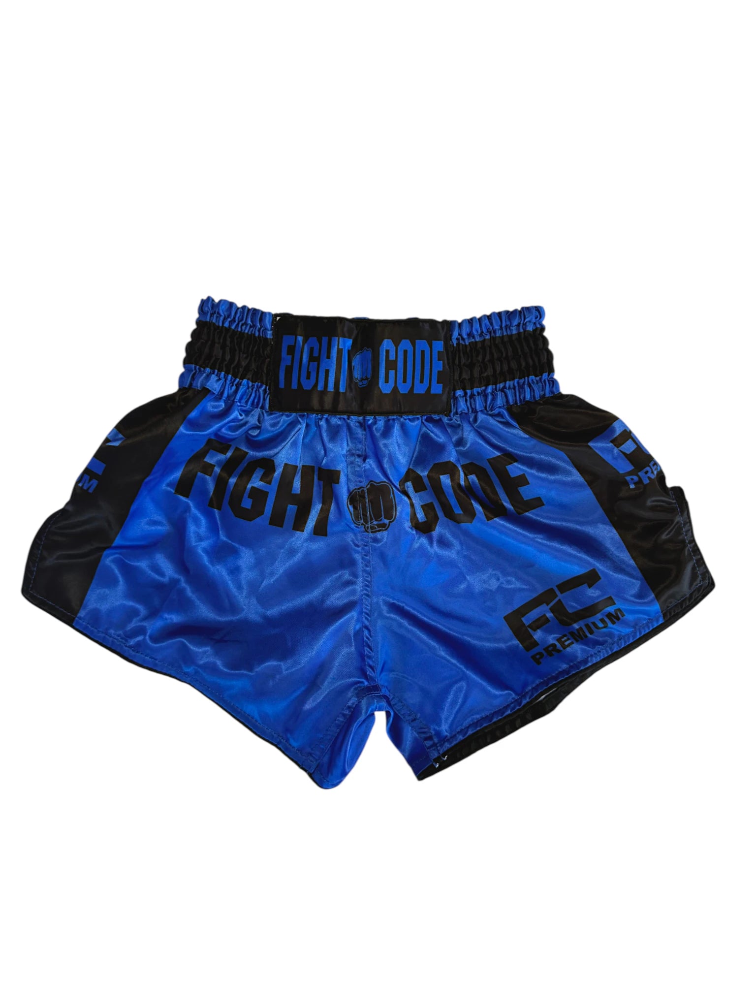 FIGHTCODE Muay Thai Nadrág - Kék - Fekete